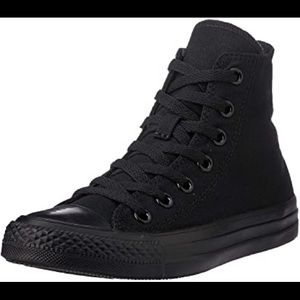 *NEW *All black monochrome converse